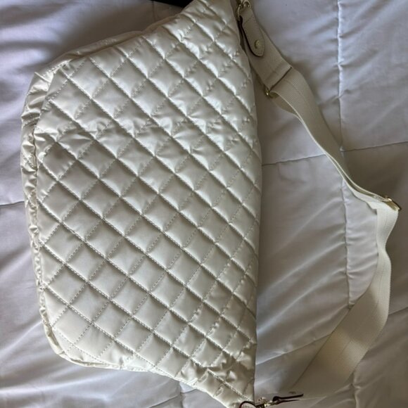 MZ Wallace Women's Crosby Crossbody Sling Bag Pearl Metallic $295. NEW NWT - Picture 5 of 5